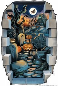 halloween 30x72 door cover (2015)